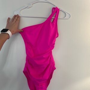 Amazon Hot Pink Women's One Piece Swimsuit